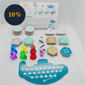 2-6 Players Board Game Deep Sea Adventure Best Gift for Children Funny English Game For Family Party Entertainment Card Game